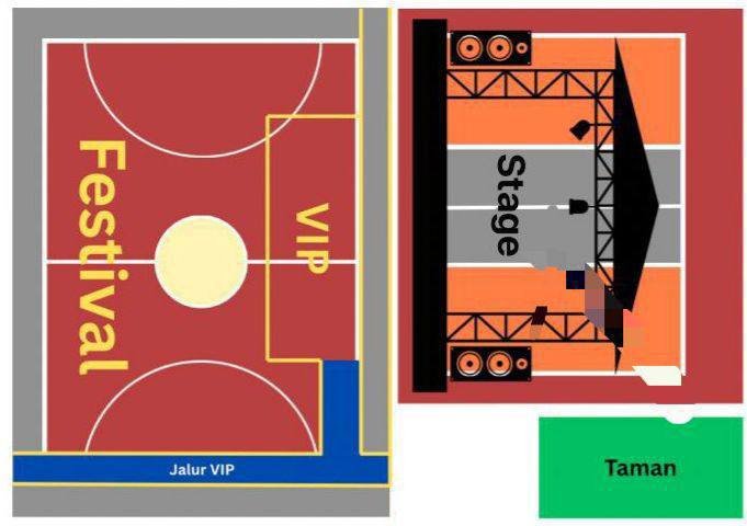 Seatmap SMASA FAIR x Music Festival "TANAYA x Berkilauan"